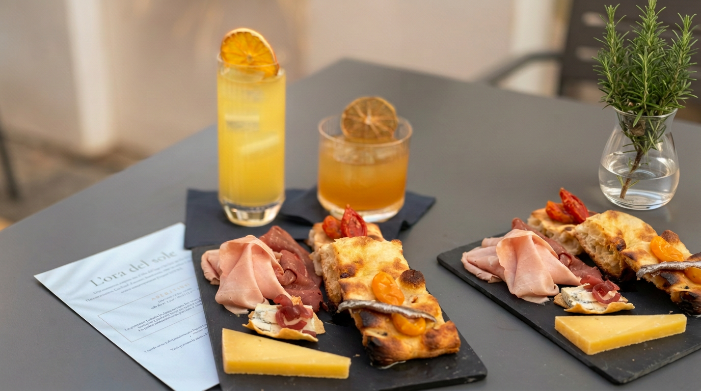 Cocktail d'autore e tagliere dell'aperitivo LOVRE